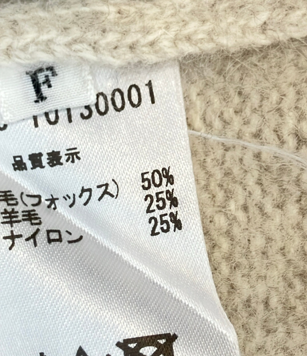 OLD ENGLAND 長袖ニット フォックス ウール 520-10130001 レディース SIZE F (M) オールドイングランド