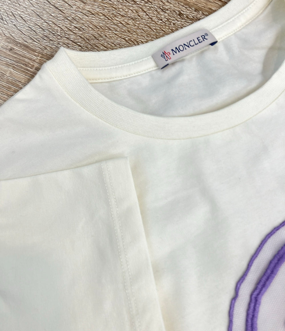 MONCLER 半袖Tシャツ MAGLIA Tee パープル ロゴ E19548069505 8790A C-WCOM-18-1121 キッズ SIZE 14 (164cm) モンクレール