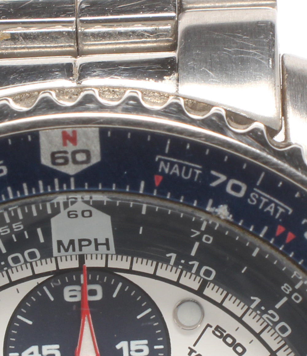 SEIKO 腕時計 パイロット クロノグラフ クオーツ 7T62-0EB0 メンズ セイコー