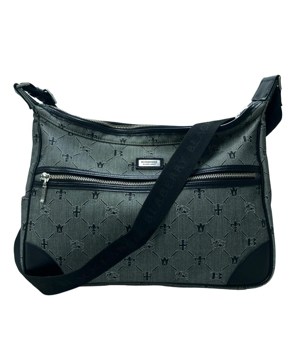 BLACK BURBERRY LABEL レディース ショルダーバッグ ウールピン バーバリーブラックレーベル　BURBERRY BLACK LABEL Vネックニット２