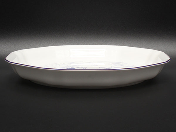 美品 WEDGWOOD オクタゴナルディッシュ 皿 24cm ブループラム ウエッジウッド