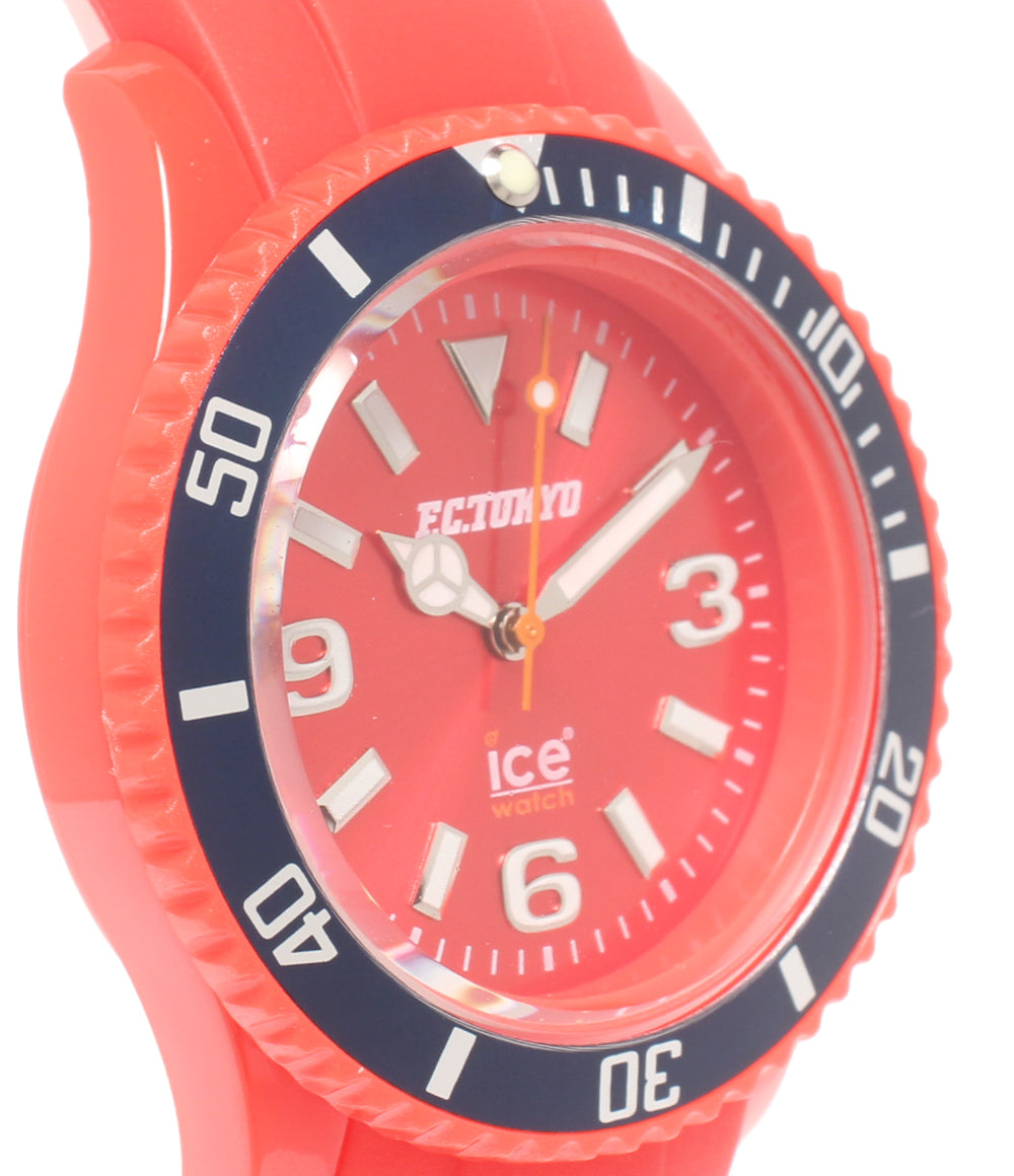 美品 ice watch 腕時計 クオーツ レッド レディース メンズ アイスウォッチ
