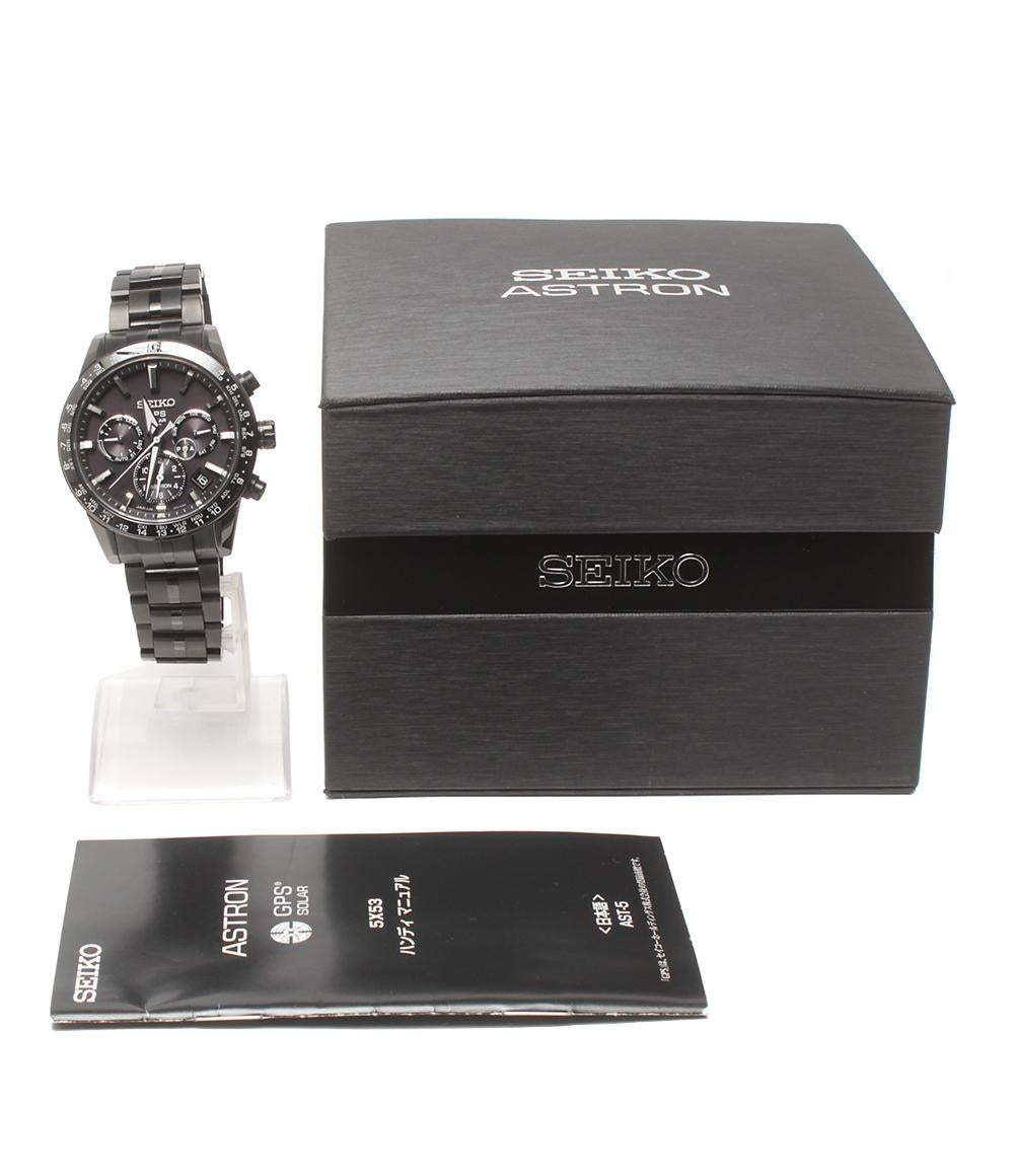 SEIKO 腕時計 GPSソーラー アストロン ASTRON ソーラー ブラック 5X53-0AB0 メンズ セイコー
