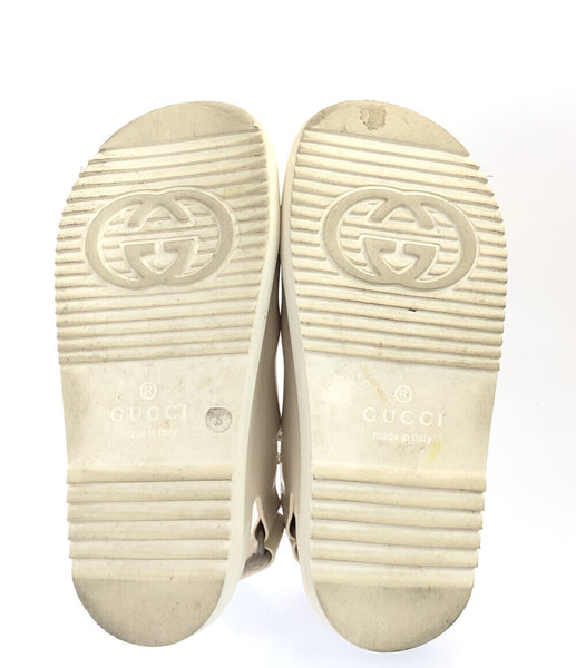 グッチ サンダル Mini Double G Rubber Sandal 660243 レディース SIZE