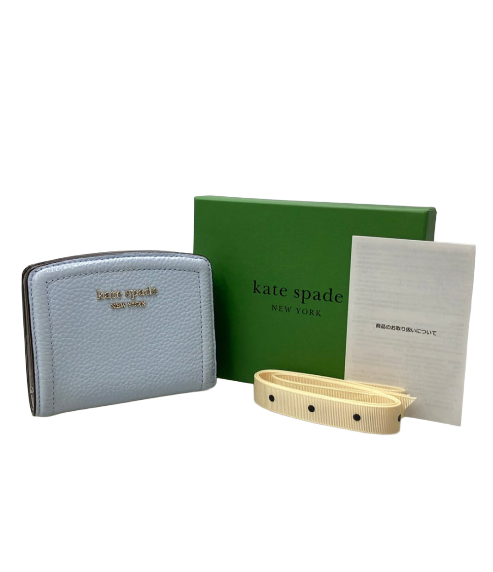 Kate Spade 二つ折り財布 牛革 ペブルレザー レディース ケイトスペード