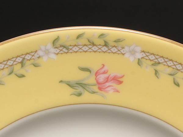 美品 TIFFANY&Co. プレート 皿 2点セット 18cm ピンクチューリップ ティファニー