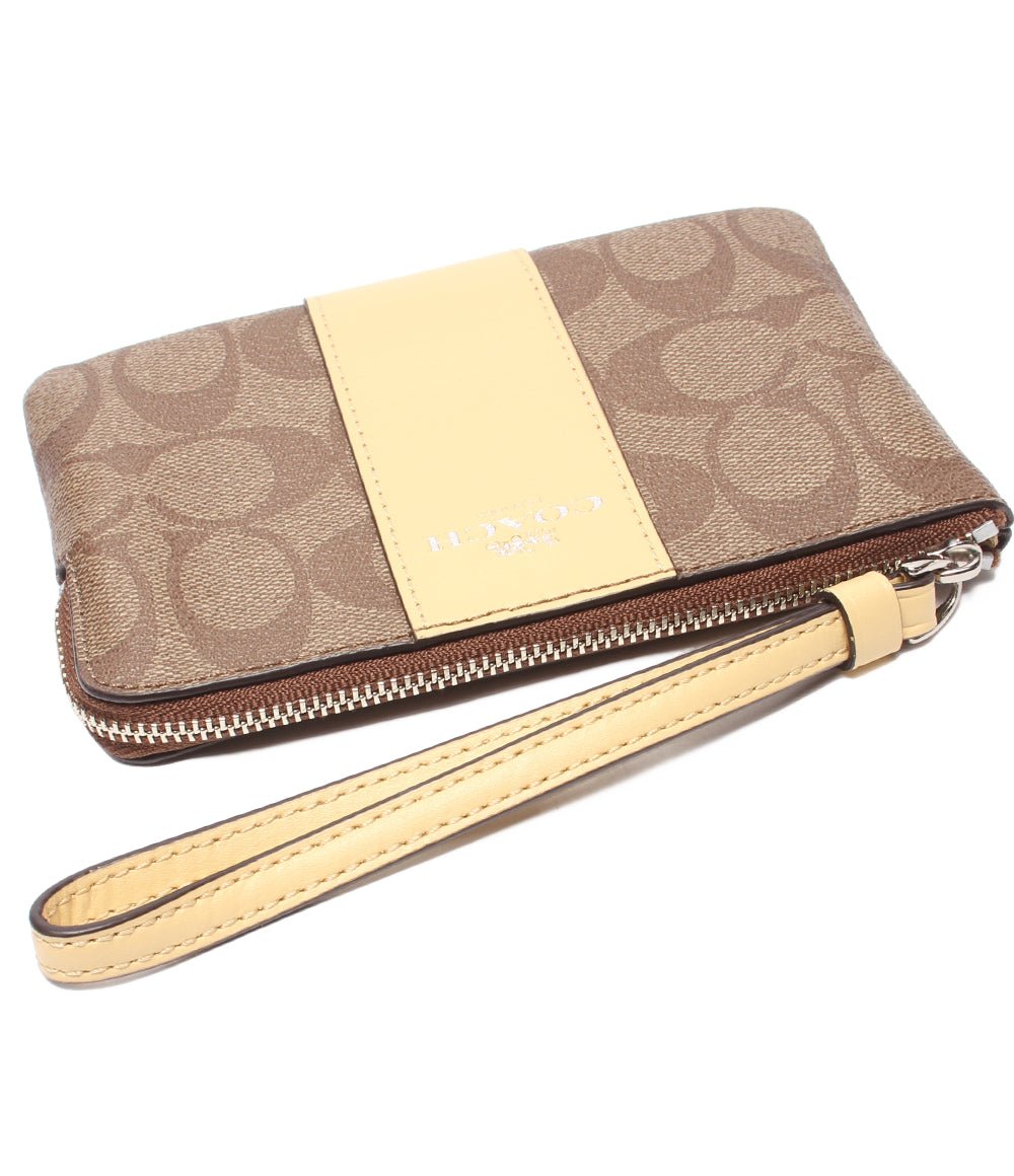 美品 COACH ポーチ シグネチャー F58035 レディース コーチ