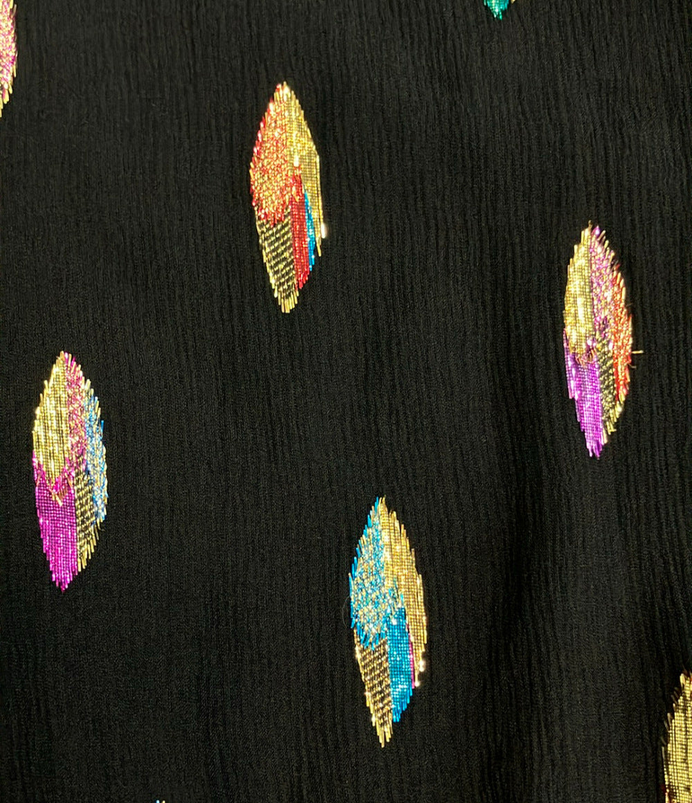美品 SEE BY CHLOE シアーブラック ノースリーブワンピース レディース SIZE 34 (XS) シーバイクロエ
