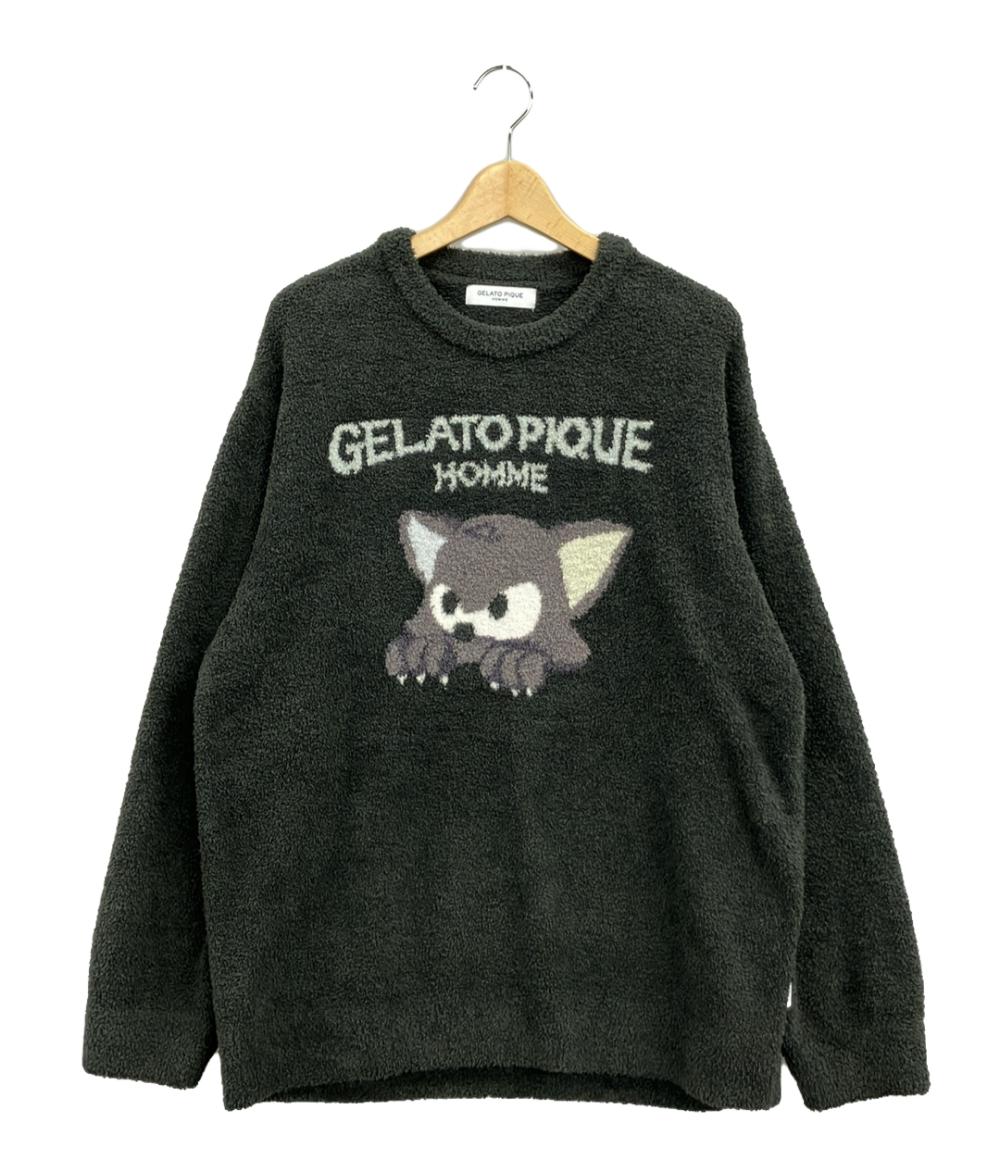 美品 ジェラートピケ オム ベビモコキャットジャガードプルオーバー メンズ SIZE M (M) GELATO PIQUE HOMME –  rehello by BOOKOFF