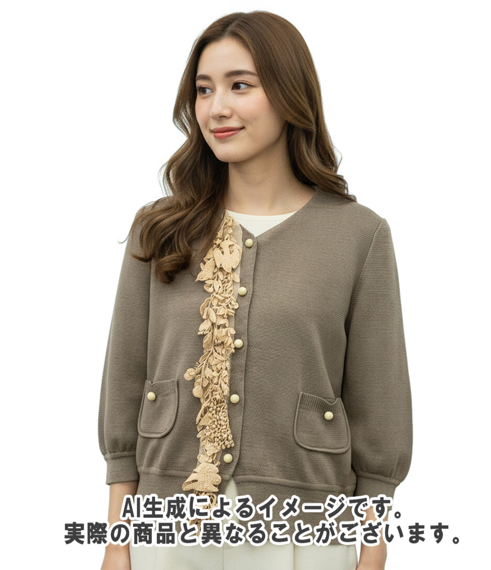 mina perhonen 長袖カーディガン レディース SIZE 36 (S) ミナペルホネン