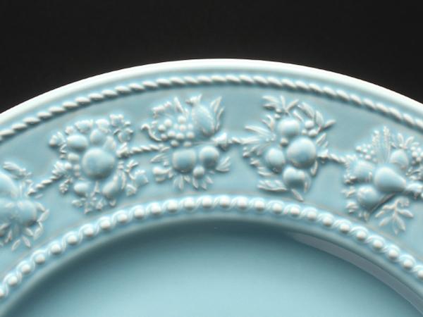 美品 WEDGWOOD プレート 大皿 2点セット 27cm フェスティビティ アイボリー ブルー ウエッジウッド