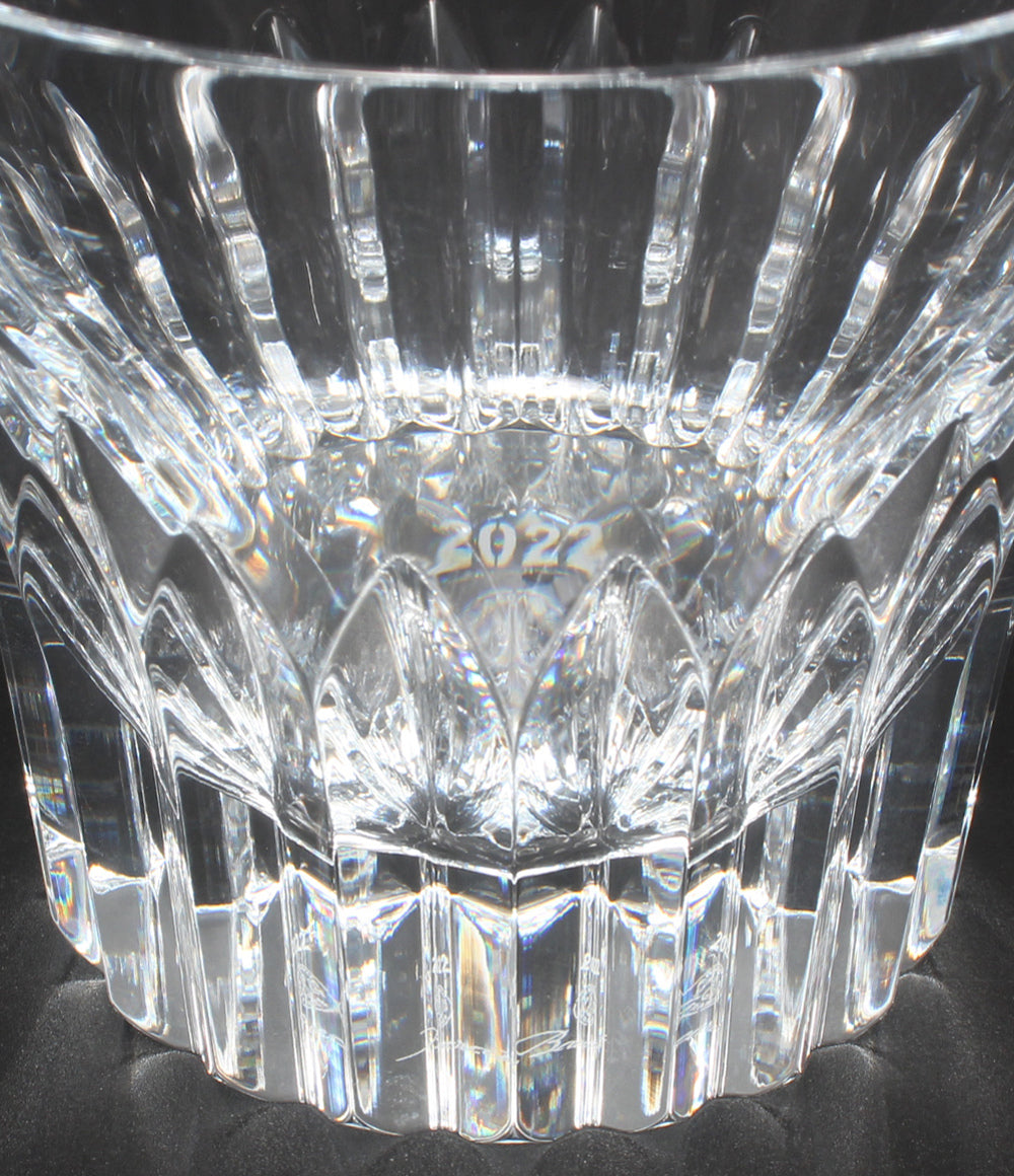 美品 Baccarat イヤータンブラー グラス 2点セット ペア 2022 クリスタ バカラ
