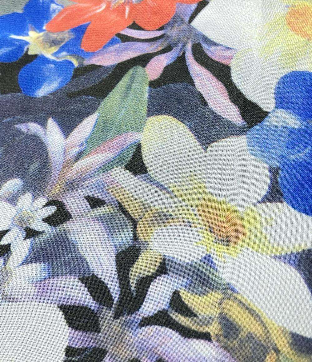 美品 グレースコンチネンタル 花柄フレアミディアムキャミワンピース レディース SIZE 36 (XS) GRACE CONTINENTAL