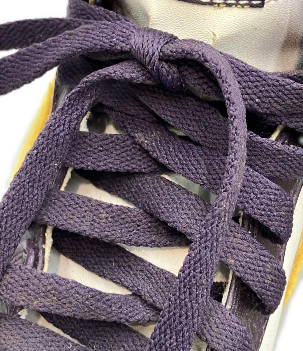 Air Jordan NIKE ハイカットスニーカー Grand Purple Varsity Maize エアジョーダン1 レトロ ハイ ストラップ 342132-571 メンズ SIZE 27.5 (L)