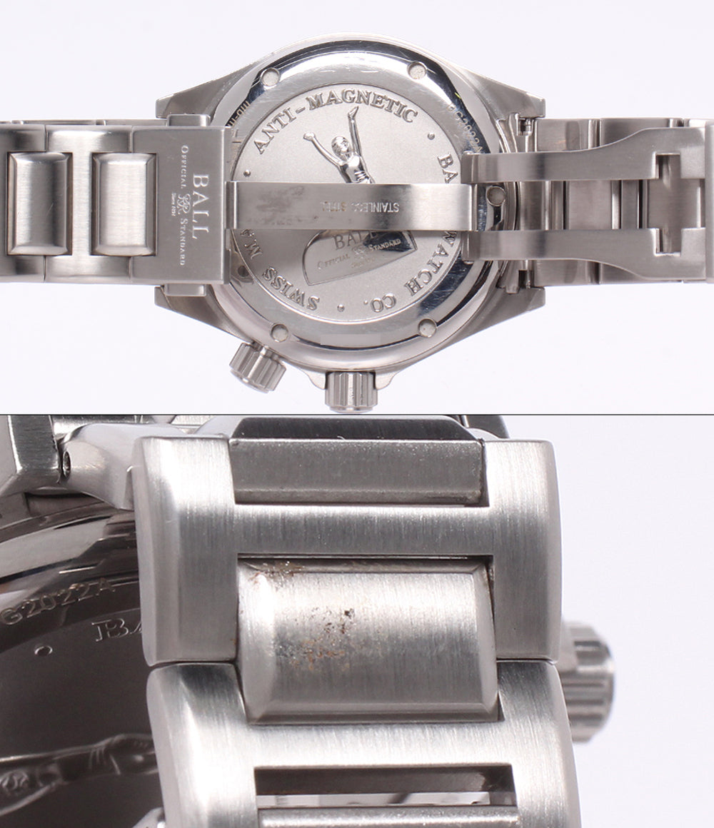 BALLWATCH 腕時計 ダイバー ワールドタイム エンジニア マスター II 自動巻き ブラック DG2022A メンズ ボールウォッチ