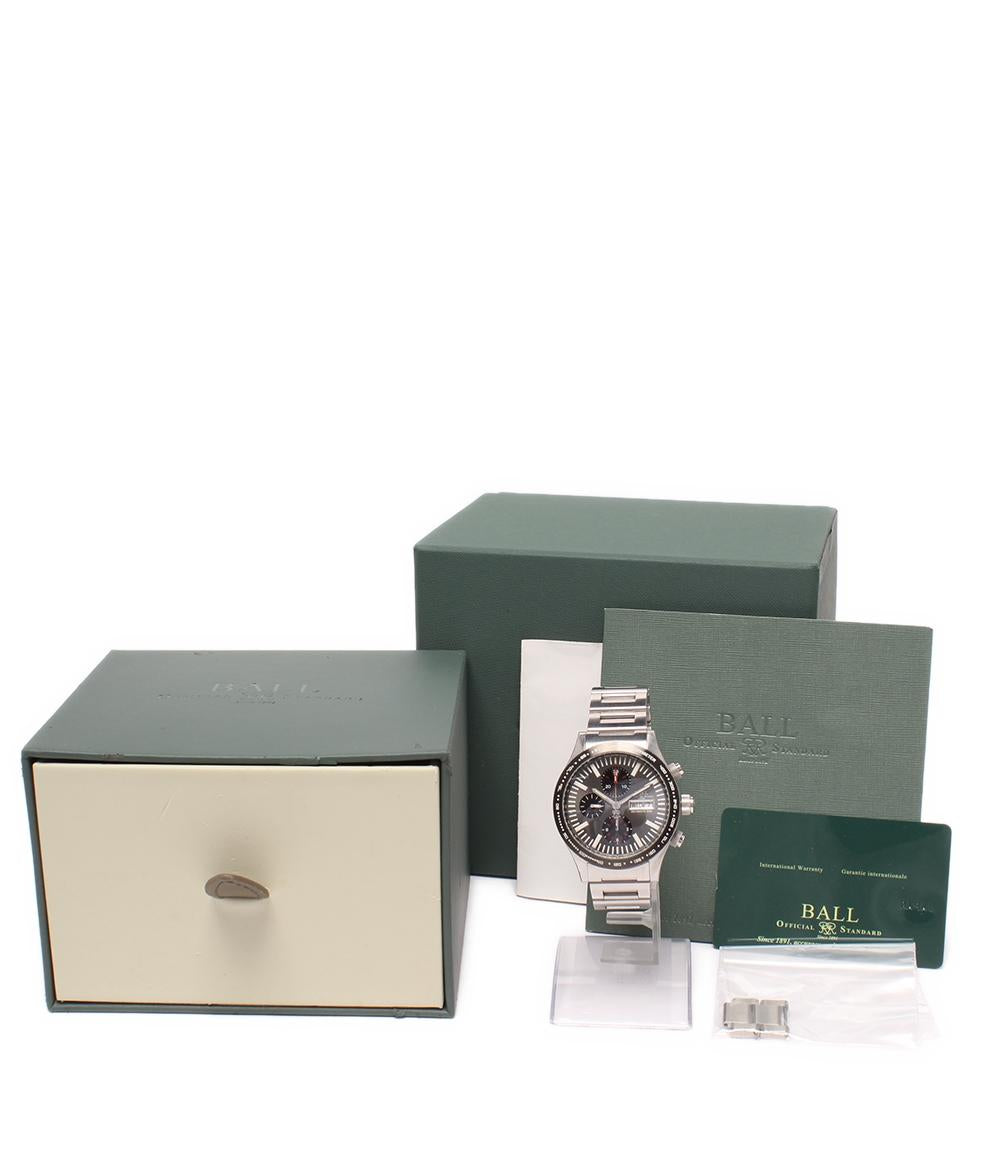 BALL WATCH 腕時計 クロノグラフ デイデイト ストークマン ストームチェイサーII 自動巻き グレー CM2092C-S1J-GY メンズ ボール
