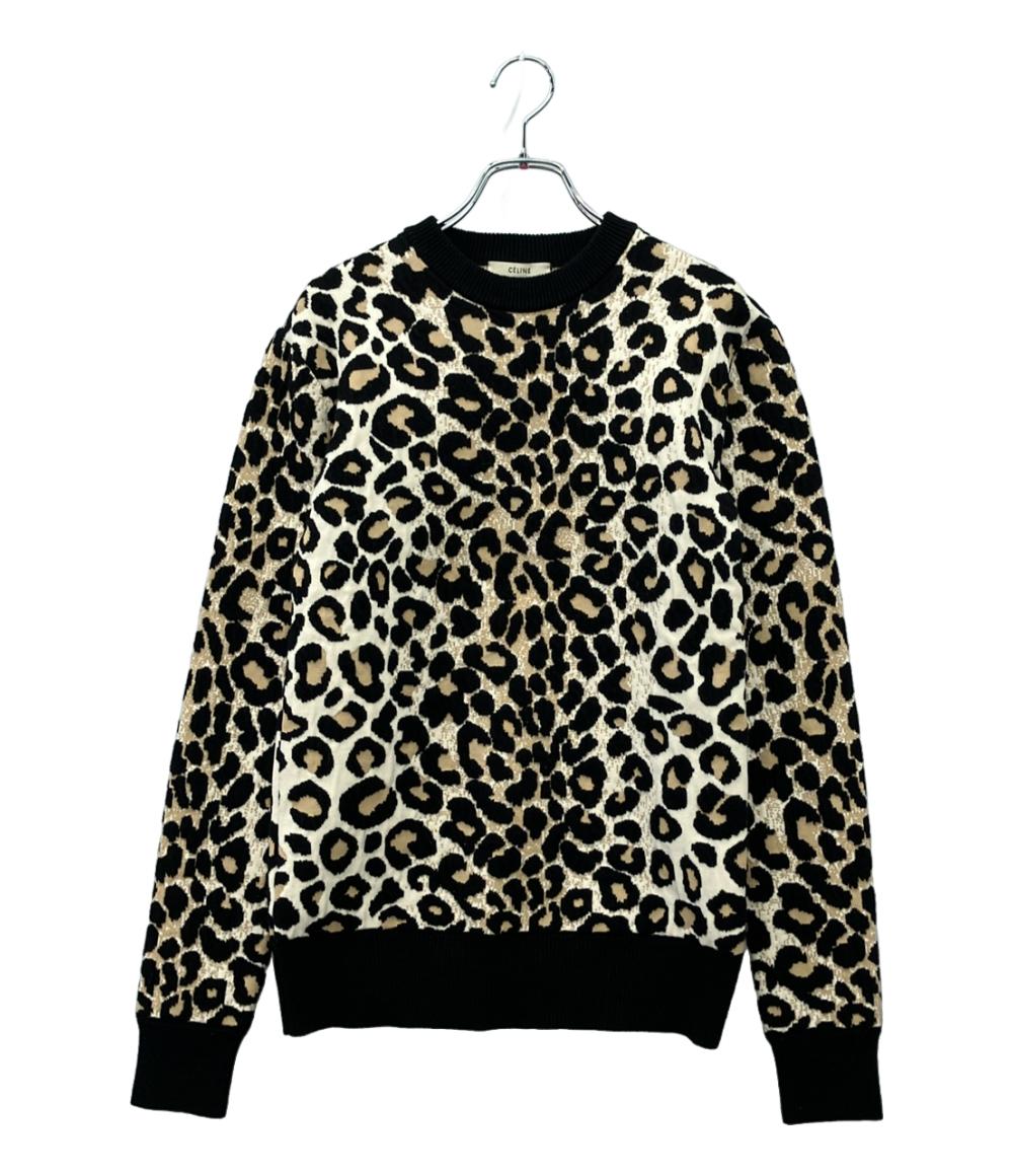CELINE 長袖ニット ヒョウ柄 レディース SIZE XS セリーヌ – Rehello 