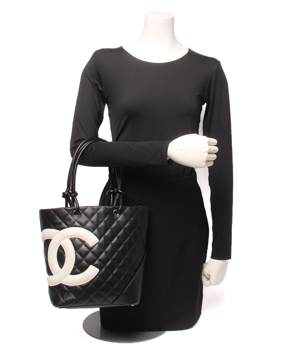 CHANEL トートバッグ シルバー金具 8番台 カンボンライン レディース シャネル