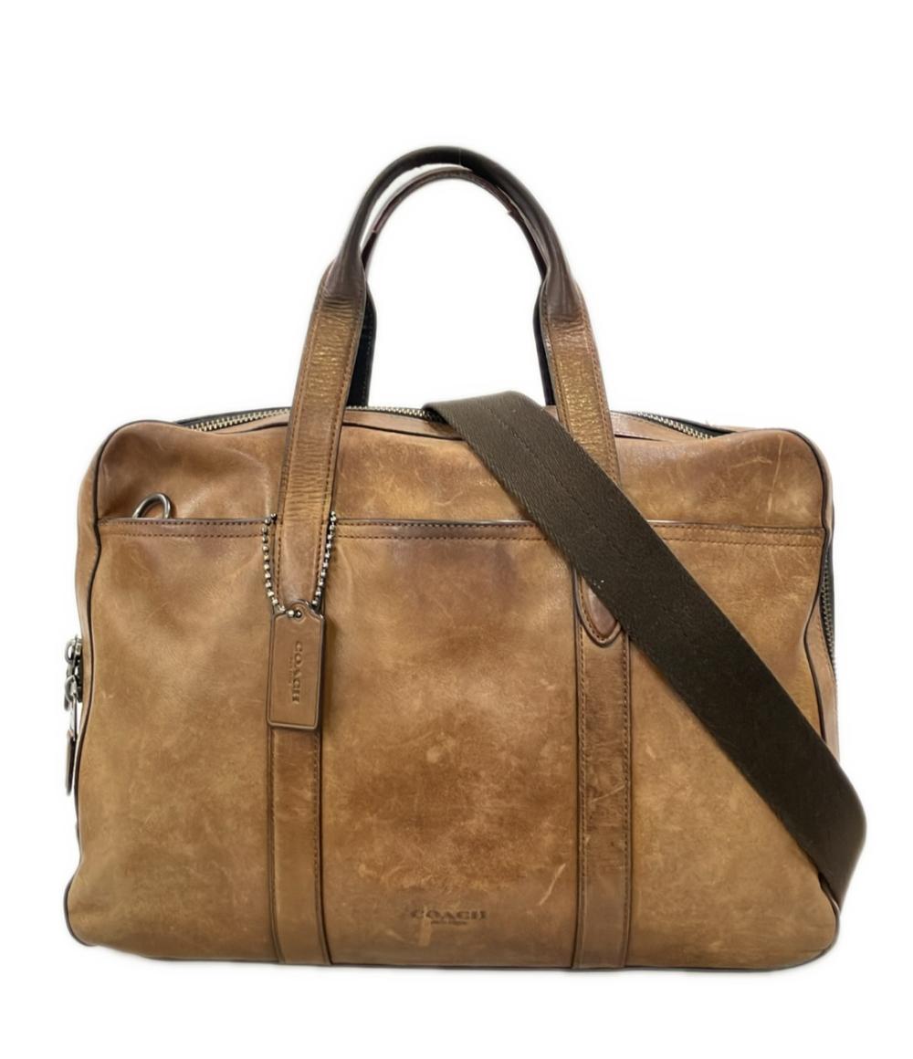 COACH 2WAY ビジネスバッグ ブリーフケース ショルダーバッグ 斜め掛け