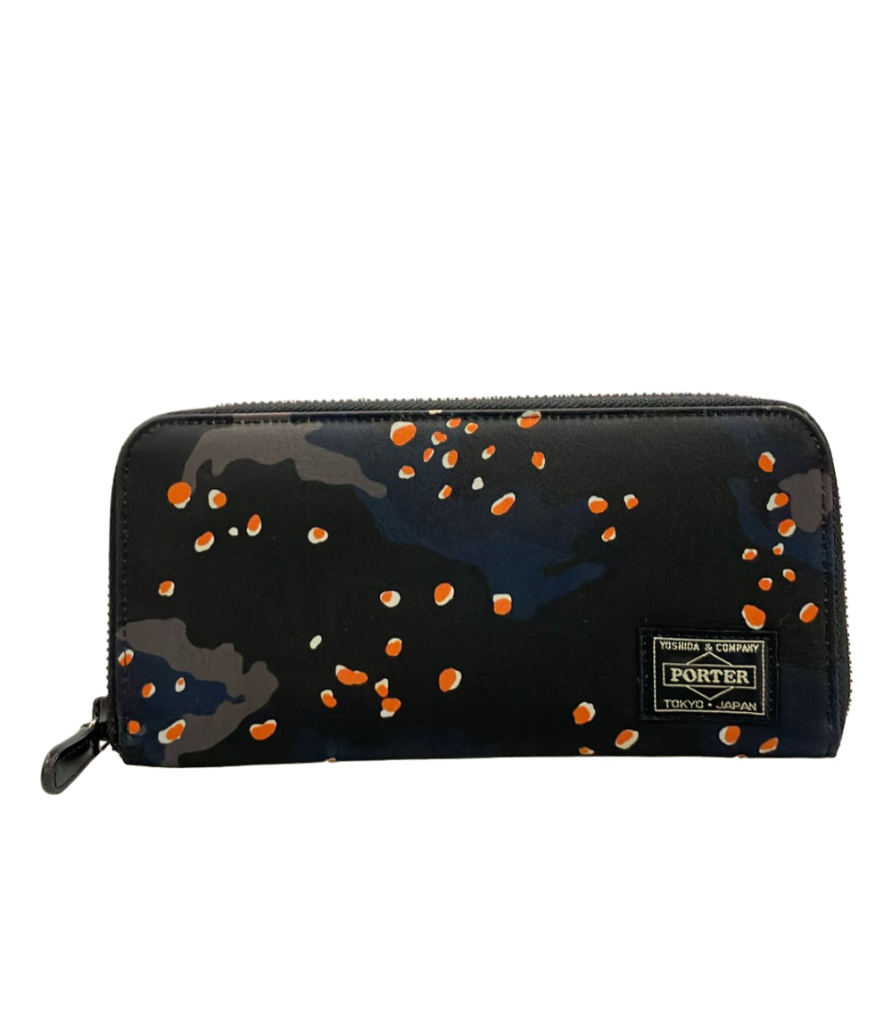 ポーター ラウンドファスナー長財布 PS CHIP CAMO レディース メンズ PORTER PORTER ラウンドファスナー長財布 PS CHIP CAMO レディース メンズ