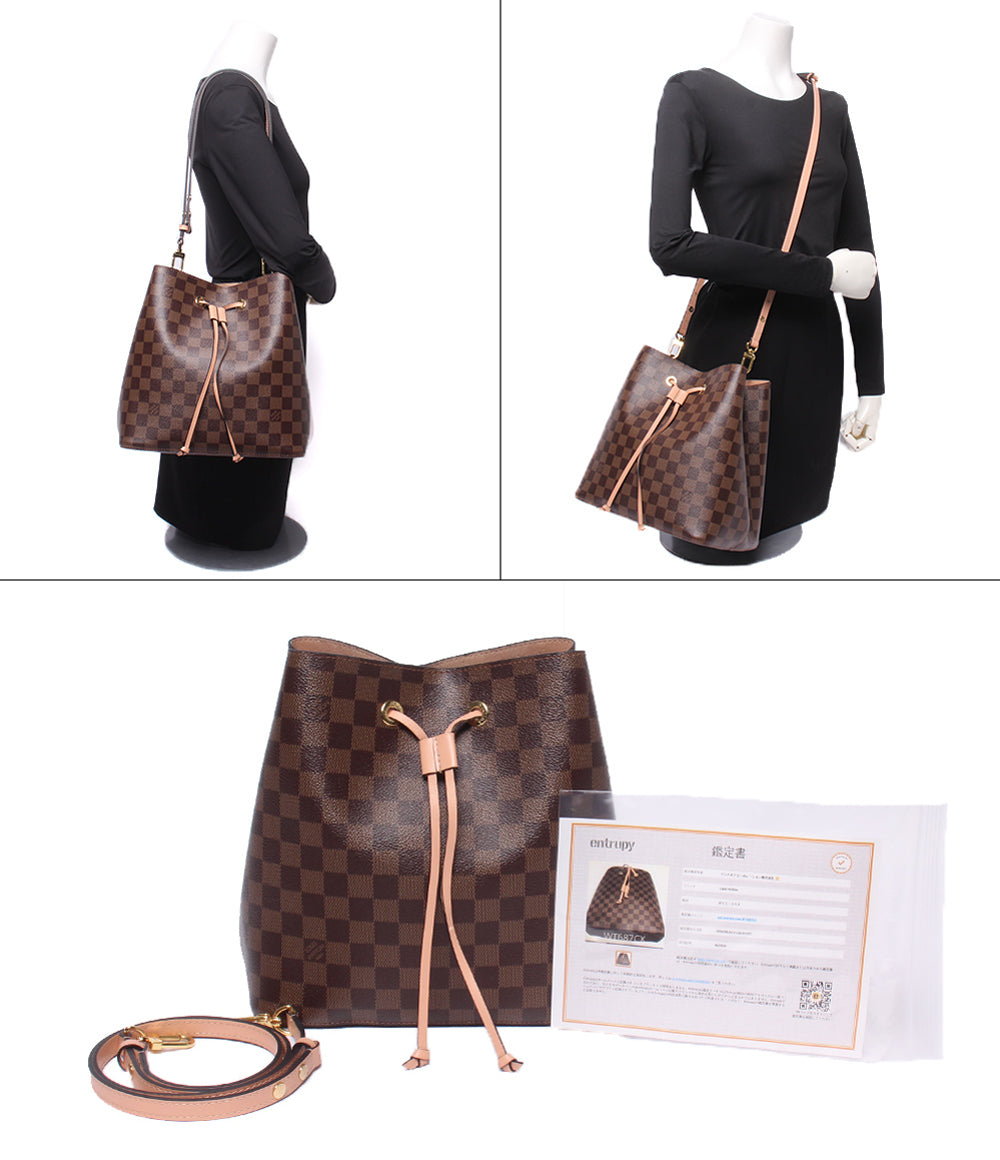 LOUIS VUITTON ショルダーバッグ 肩掛け 斜め掛け ネオノエ ダミエ エベヌ N40198 レディース ルイ・ヴィトン