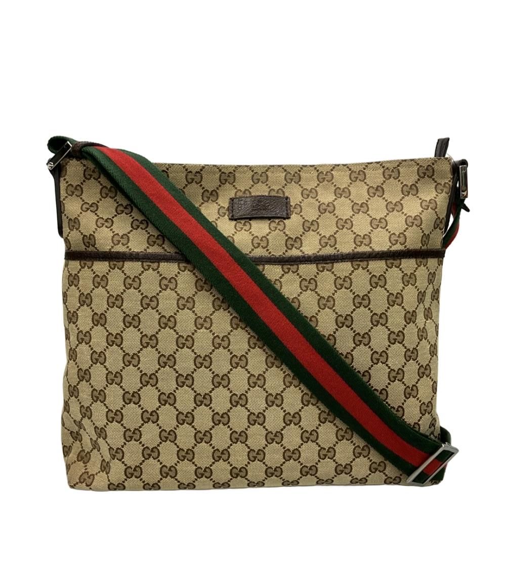 グッチ ショルダーバッグ GGキャンバス 斜め掛け ユニセックス GUCCI