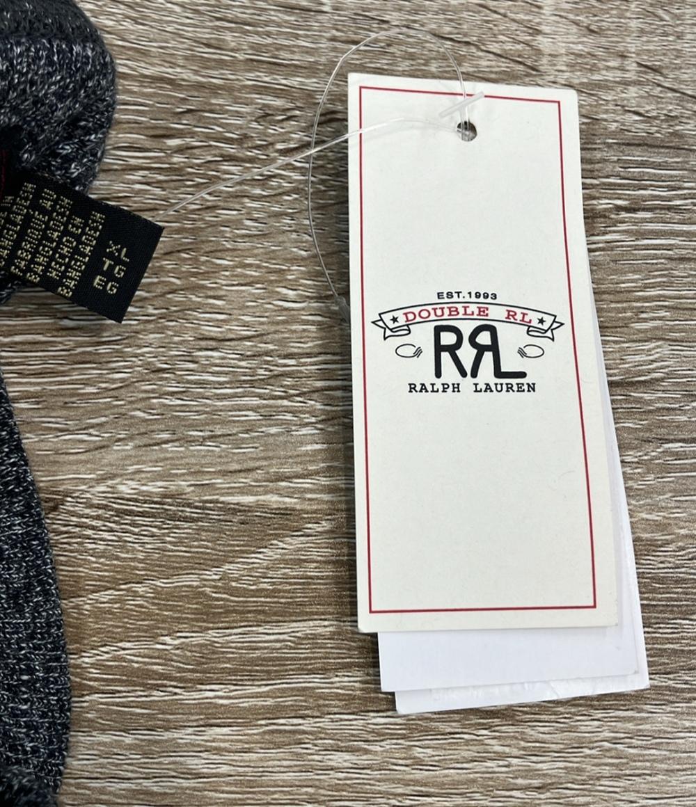 美品 RRL 長袖ニット ワッフル ヘンリー アメリカンカジュアル メンズ SIZE XL ダブルアールエル