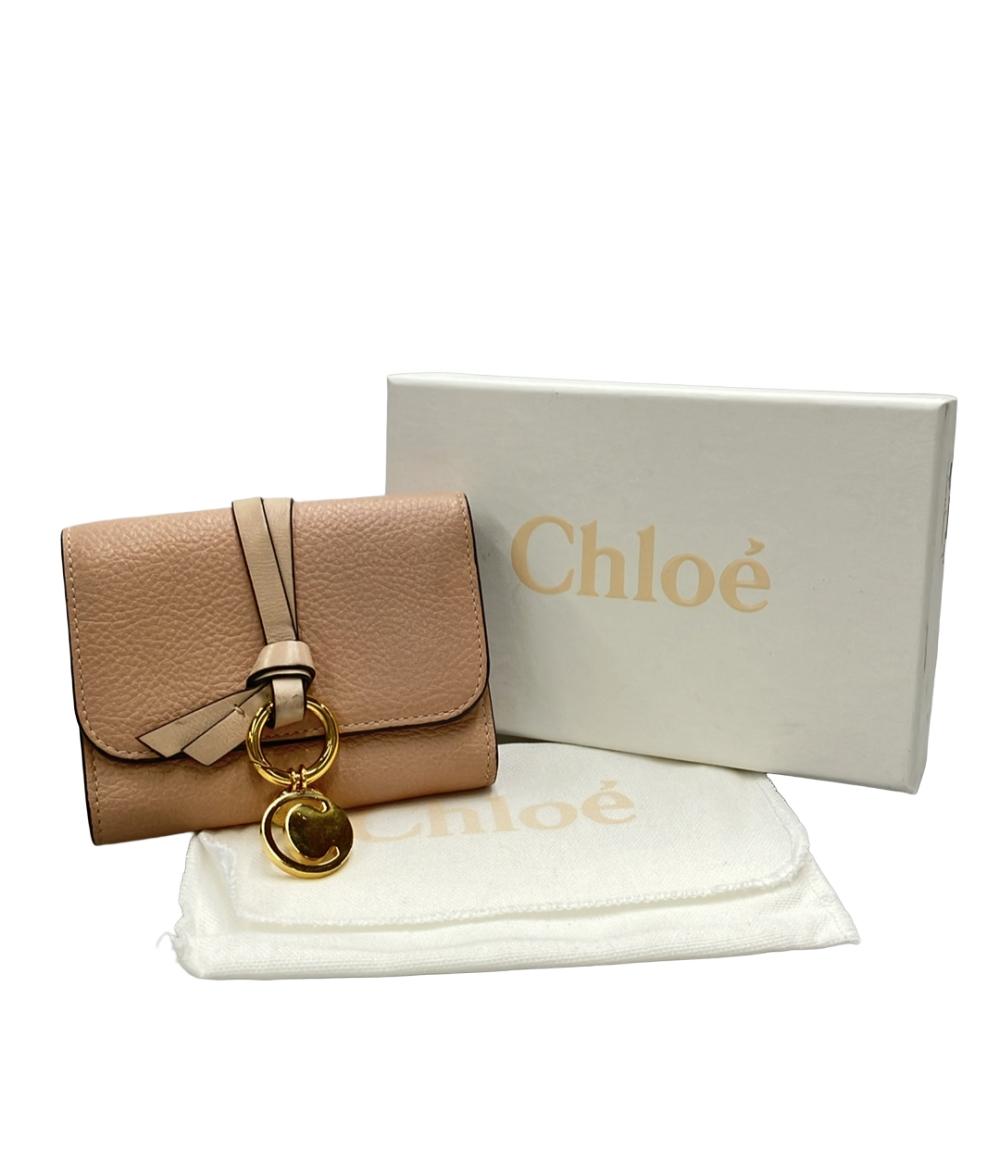 Chloe 三つ折り財布 スモール トリフォールドウォレット アルファベット レディース クロエ