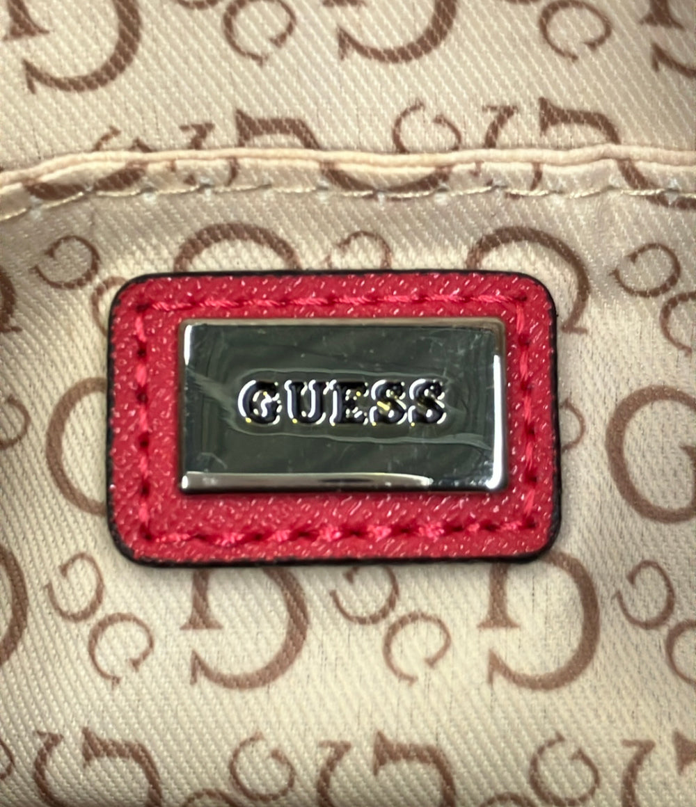 美品 Guess ハンドバッグ ショルダーバッグ 2WAY 斜め掛け レザー レディース ゲス