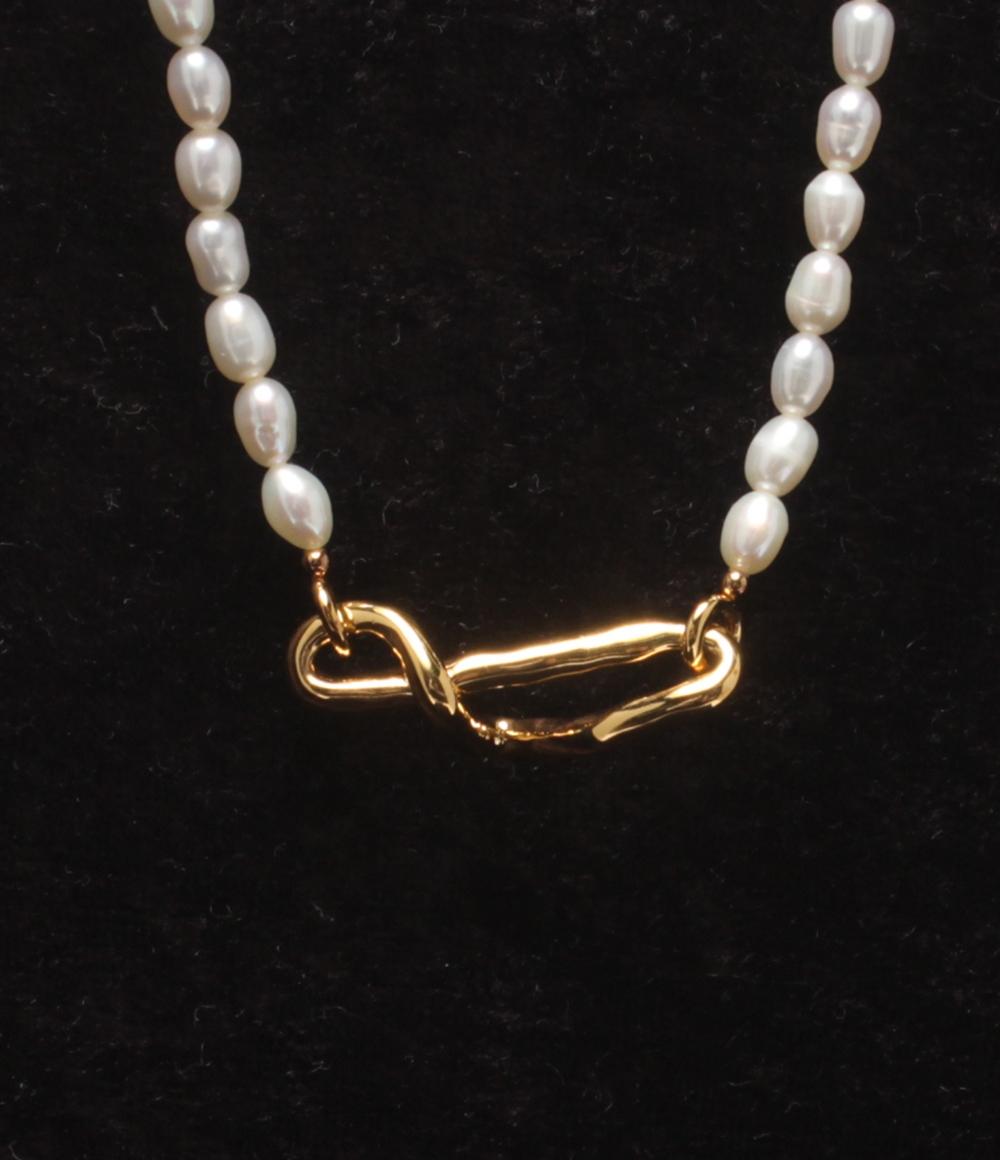 MISSOMA ホワイトパールネックレス お値引きしました！ 美品 MISSOMA ネックレス SV925 淡水パール レディース ミッソマ