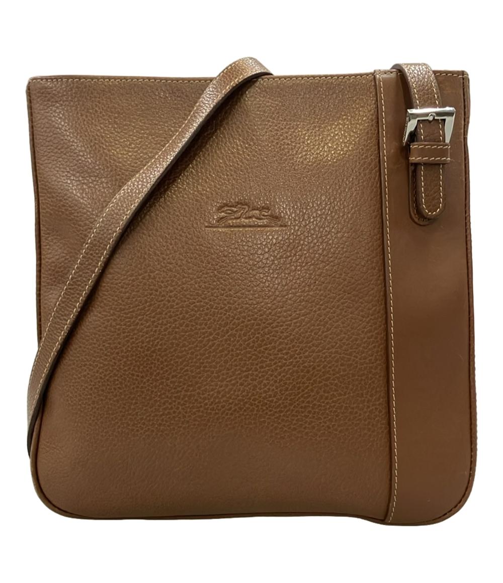 【美品】LONGCHAMP ショルダーバッグ モノグラム 斜めがけ ロゴ刻印 LONGCHAMP - 美品 ロンシャン ショルダーバッグ 斜め掛け レディース
