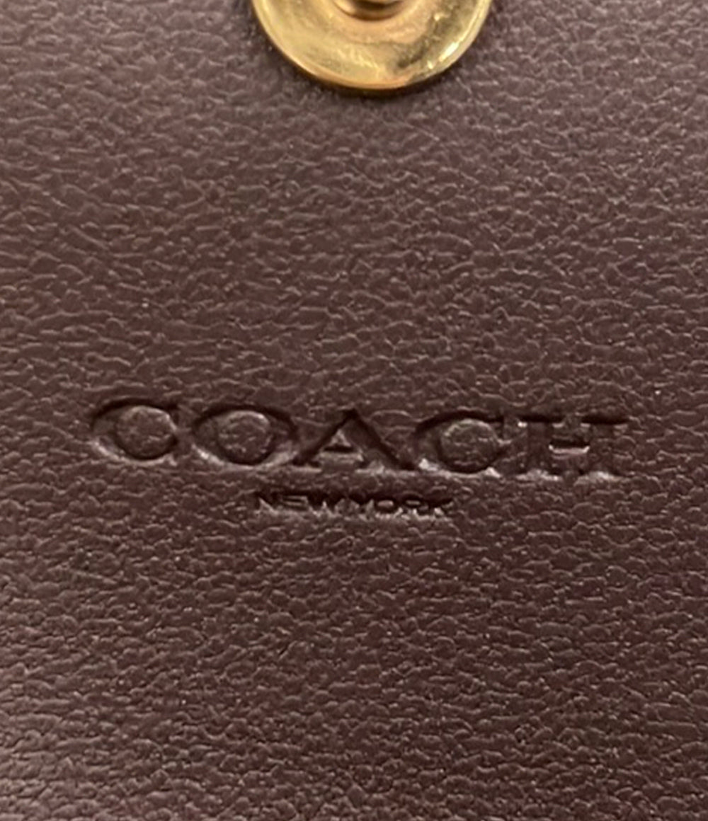 美品 COACH カードケース キャンバス シグネチャー CZ272 レディース コーチ
