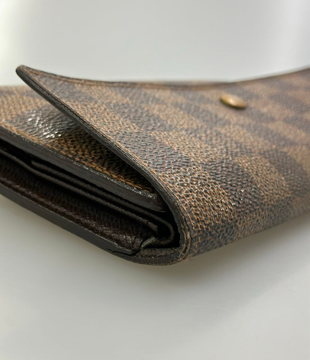 LOUIS VUITTON 三つ折り財布 ポルトトレゾール インターナショナル ダミエ N61215 レディース ルイ・ヴィトン