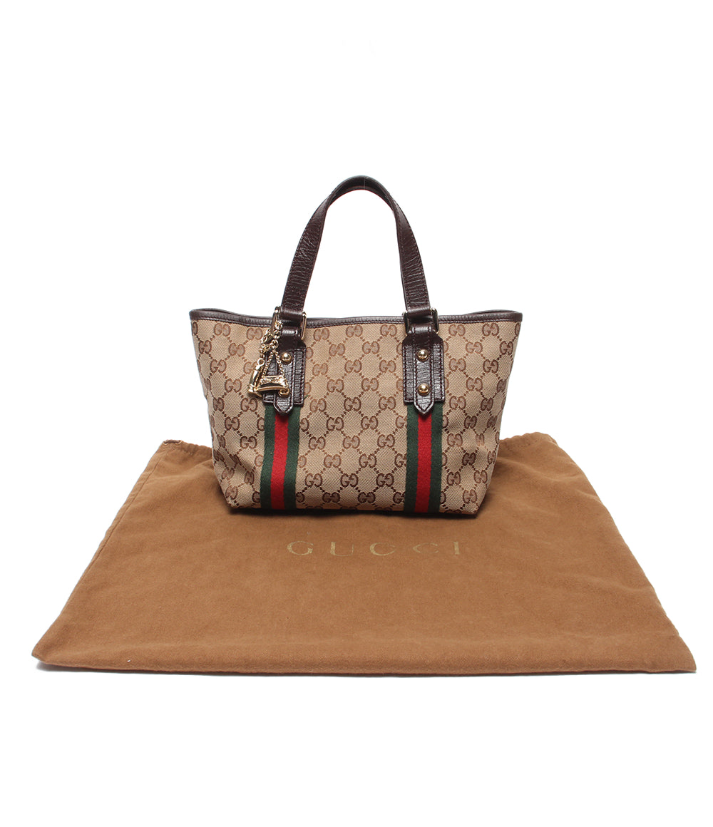 GUCCI ハンドバッグ GGキャンバス シェリーライン 139261 213048 レディース グッチ