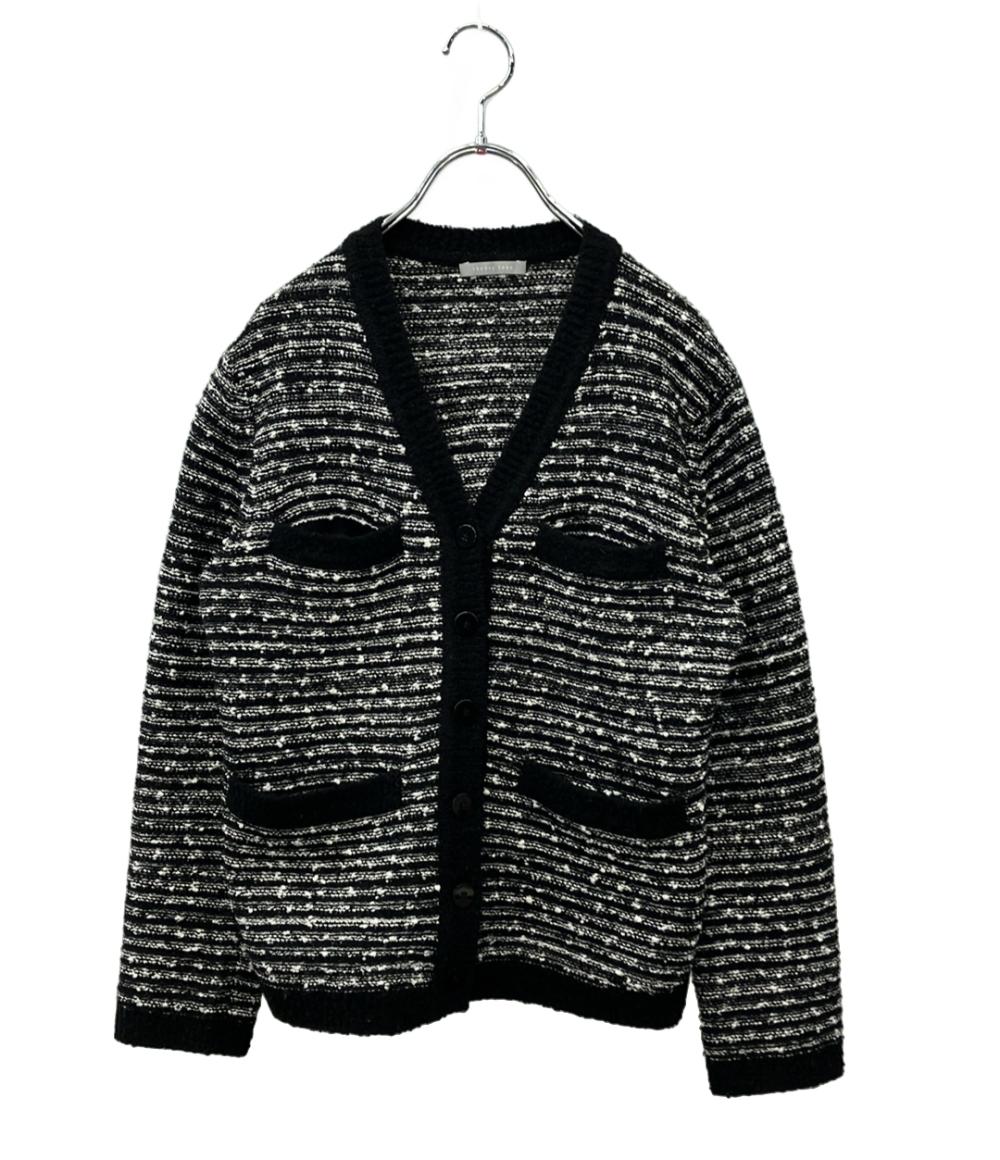 theory luxe 24AW ツイード調 Vネックカーディガン theory luxe 長袖カーディガン ツイード Vネック 24AW レディース SIZE
