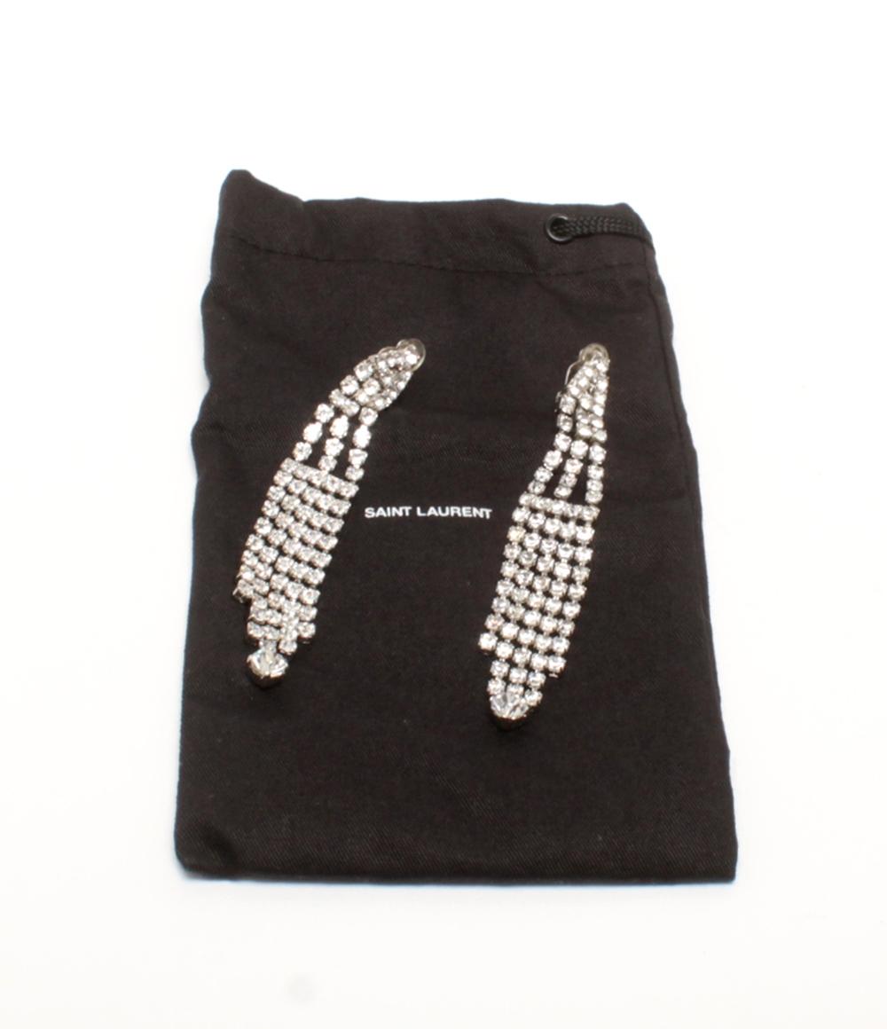 YVES SAINT LAURENT イヤリング ラインストーン レディース イヴ・サンローラン