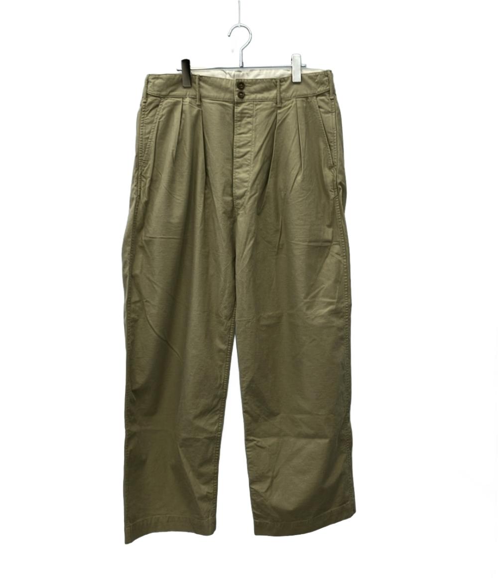 DOUBLE RL RALPH LAUREN コットンパンツ 2タック ミリタリーパンツ