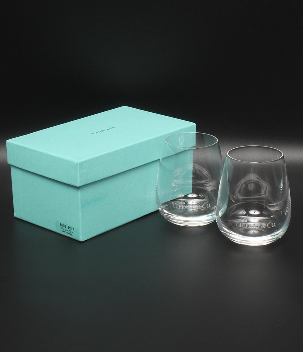 Tiffany & Co. グラス タンブラー 2点セット ペア TCO ティファニー