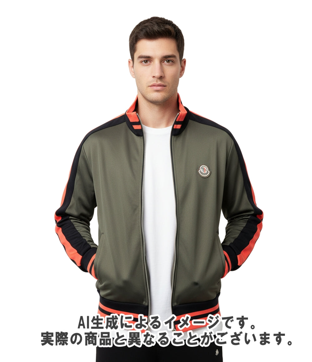 MONCLER トラックジャケット MAGLIA CARDIGAN インポート オリーブ ピンク H20918G00020 メンズ SIZE XS モンクレール
