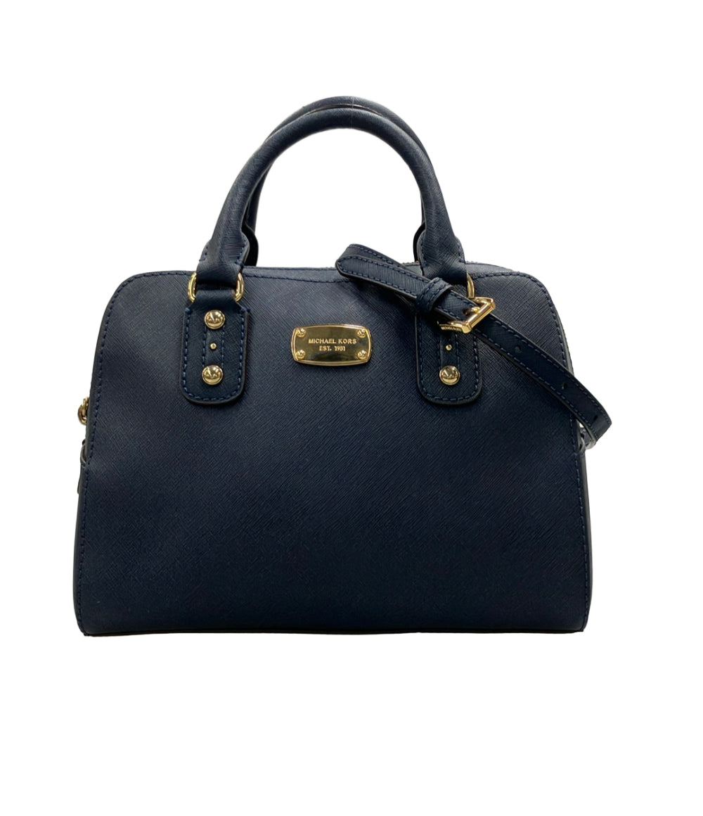 マイケルコース   2way ハンドバッグ  ショルダーバッグ   レザー　濃紺 楽天市場】【バッグ】MICHAEL KORS マイケル コース マイケルコース