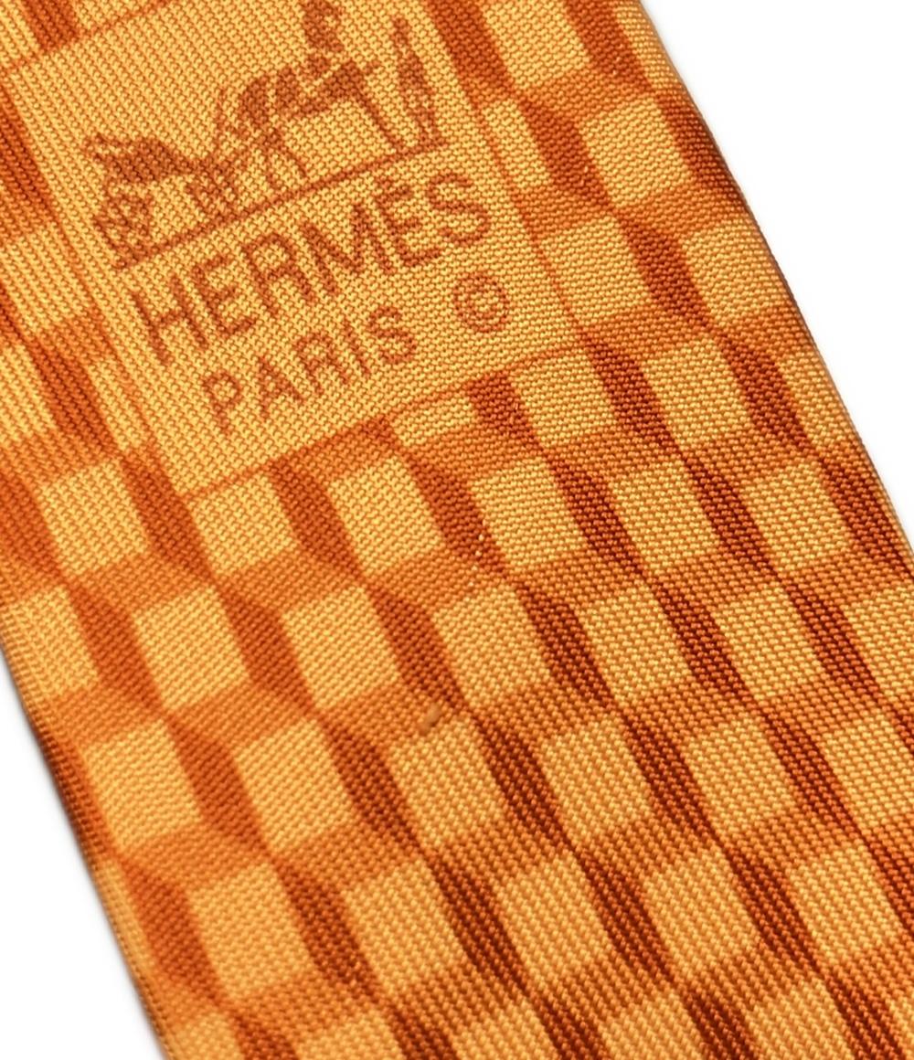 HERMES ネクタイ シルク100% メンズ エルメス