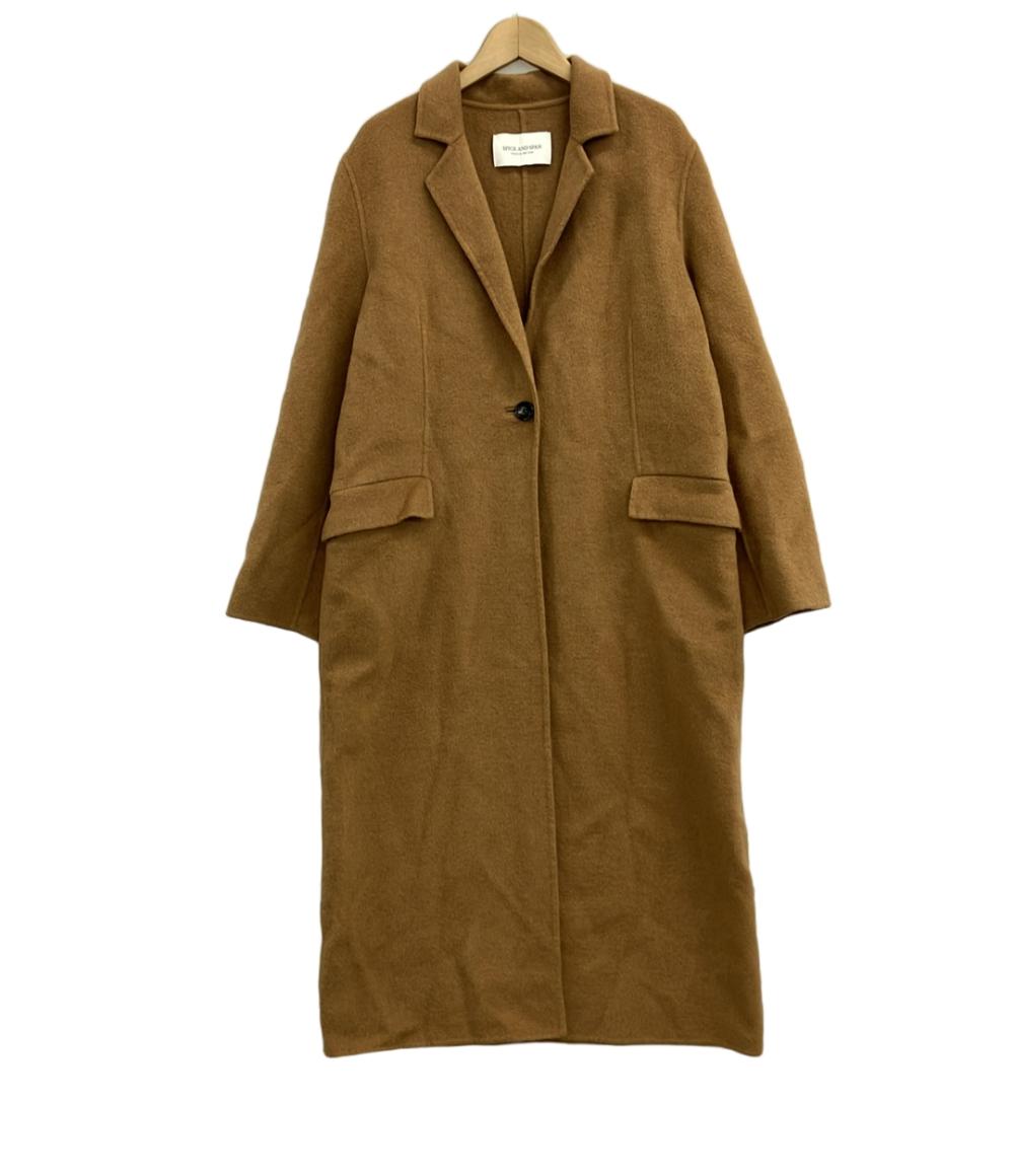 極美品✨ 完売品　スピックアンドスパン チェスター　コート　ヘリンボーン スピックアンドスパンチェスターコート