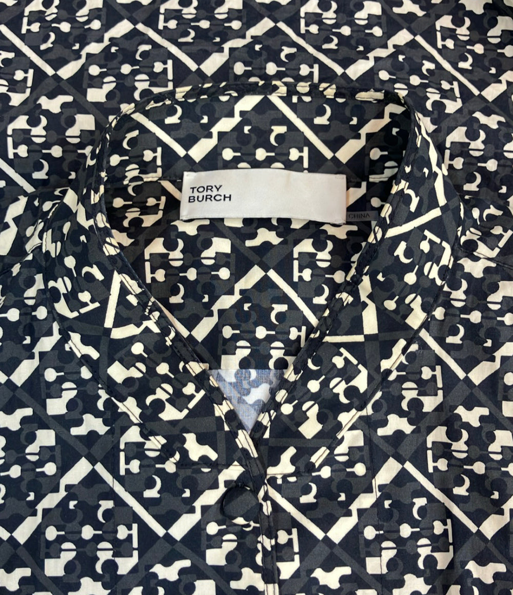 美品 Tory Burch 長袖 ワンピース 10005610 レディース SIZE 2 トリーバーチ