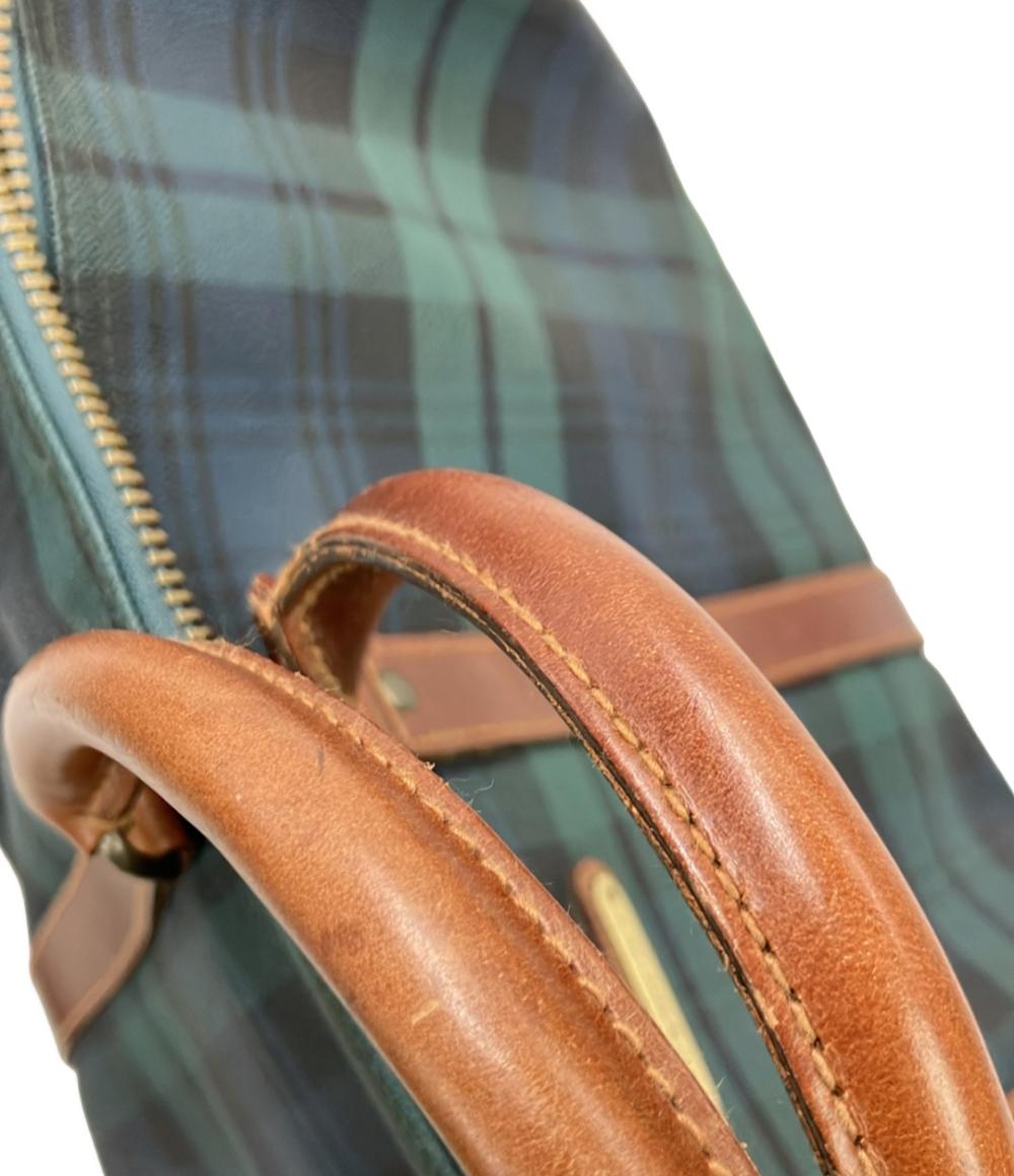 POLO RALPH LAUREN ボストンバッグ ショルダーバッグ 2WAY 斜め掛け チェック柄 レディース ポロラルフローレン
