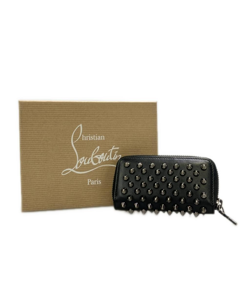 Christian Louboutin コインケース キーリング付き キーケース スパイクスタッズ パネトーネ レディース クリスチャンルブタン