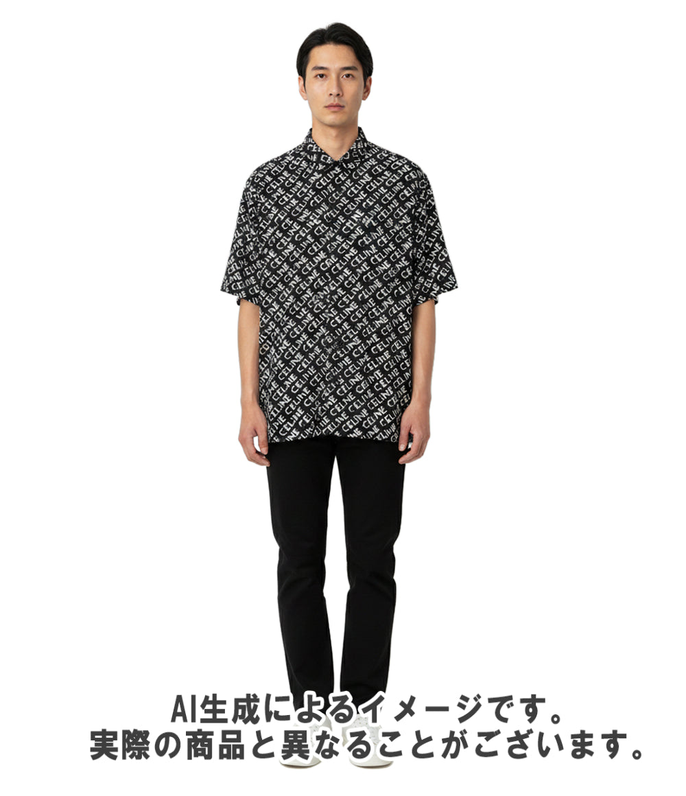CELINE 半袖 シャツ 総柄 2C946748T.38CE メンズ SIZE 39 セリーヌ