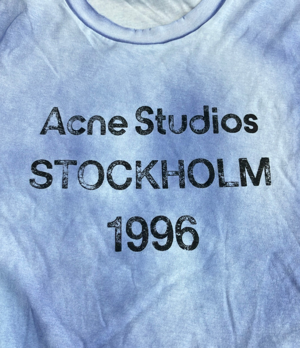Acne Studios 半袖 スプレー加工ロゴTシャツ ダメージ加工 CL0196 メンズ SIZE M アクネ ストゥディオズ