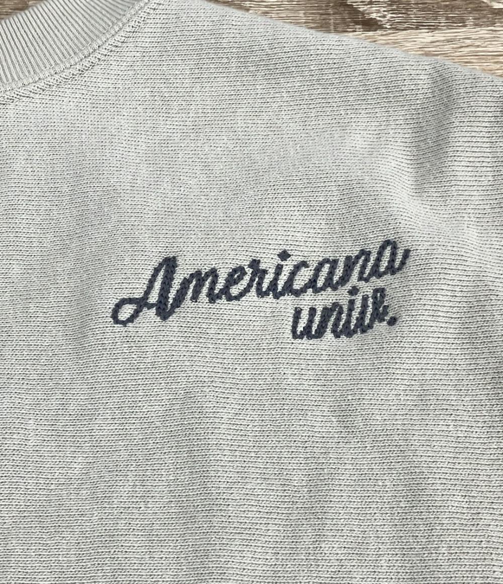 AMERICANA 長袖 スウェット Deuxieme classe別注 PREPS SWEAT レディース SIZE M アメリカーナ