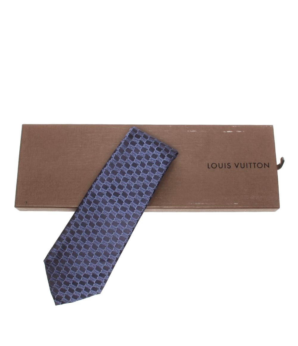 美品 LOUIS VUITTON ネクタイ シルク100% メンズ ルイ・ヴィトン