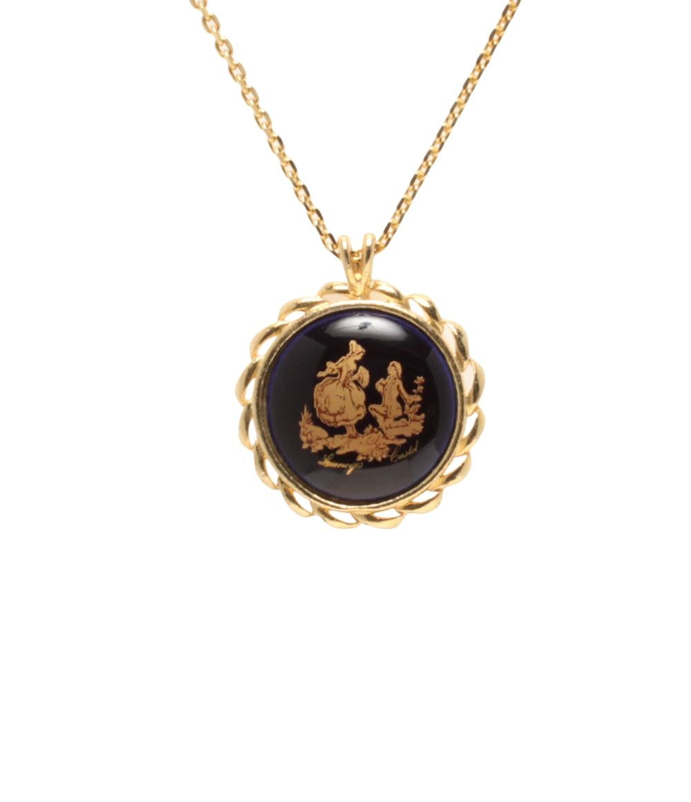 美品 LIMOGES CASTEL ネックレス レディース リモージュ キャッスル